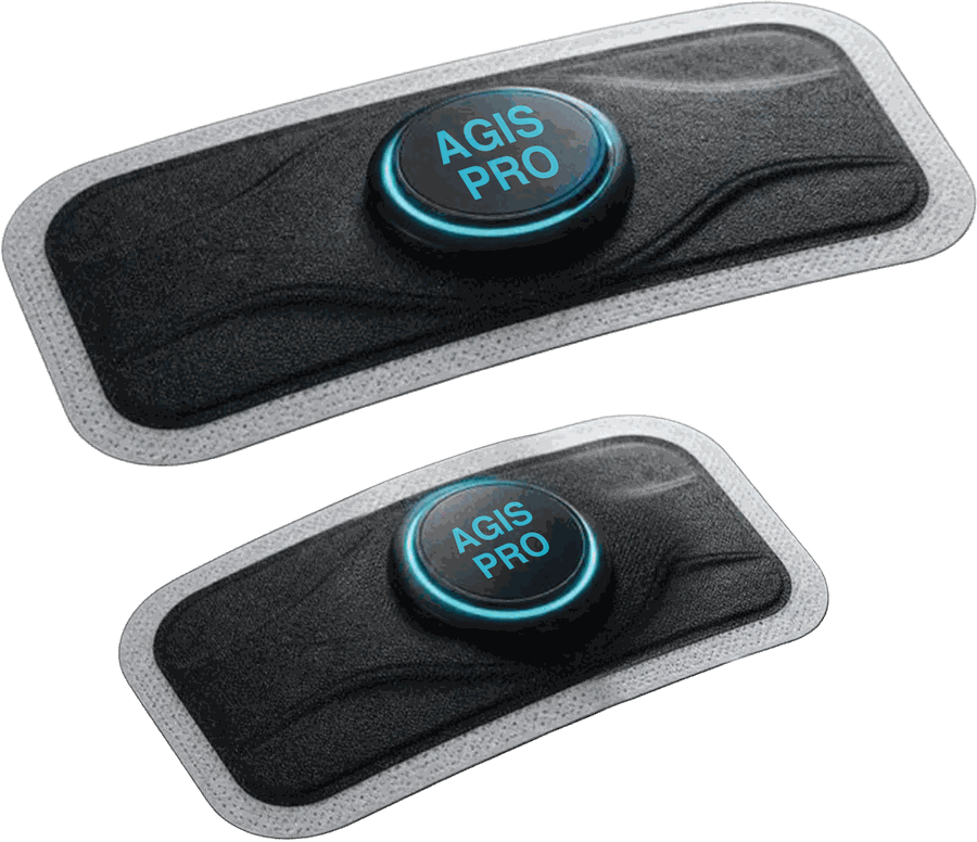 AXIONOVA™ AGIS PRO, the chest and arm patch pair